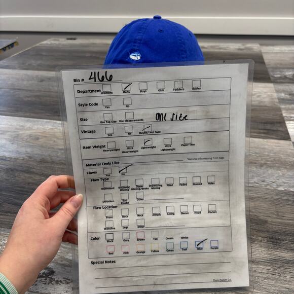 Southern Tide Navy Blue Mens One Size Adjustable Skipjack Fish Strapback Hat Cap - Picture 7 of 7